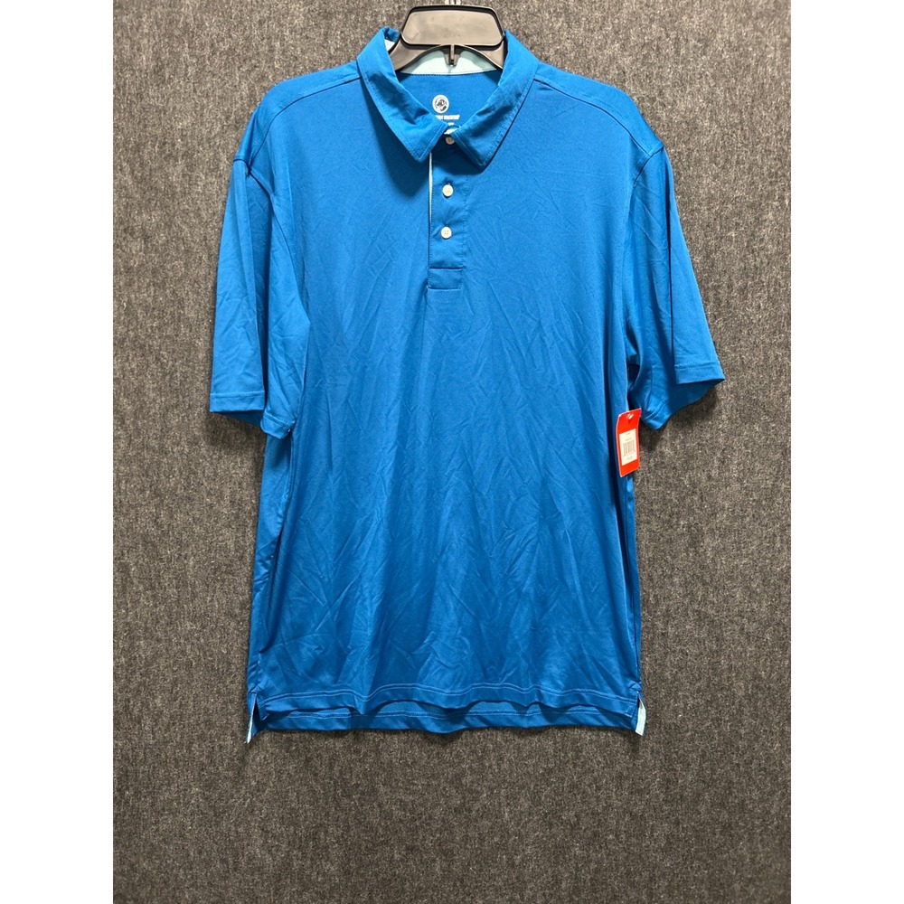 Southern Proper Polo Shirt Mens Large Blue NEW Performance Golf Fishing Stretch